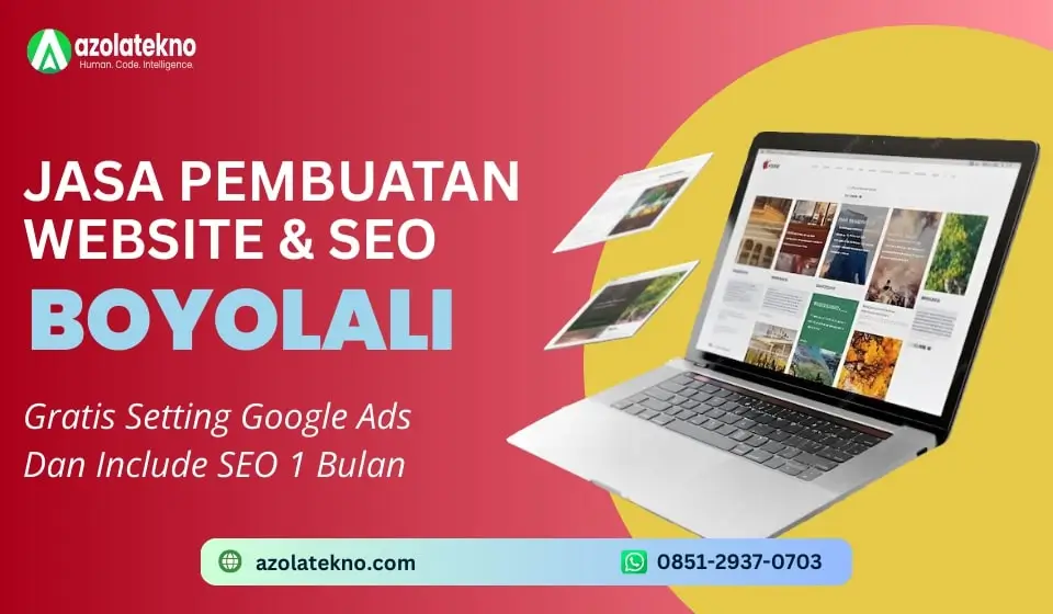 Jasa Pembuatan Website Boyolali Profesional & SEO — Azolatekno