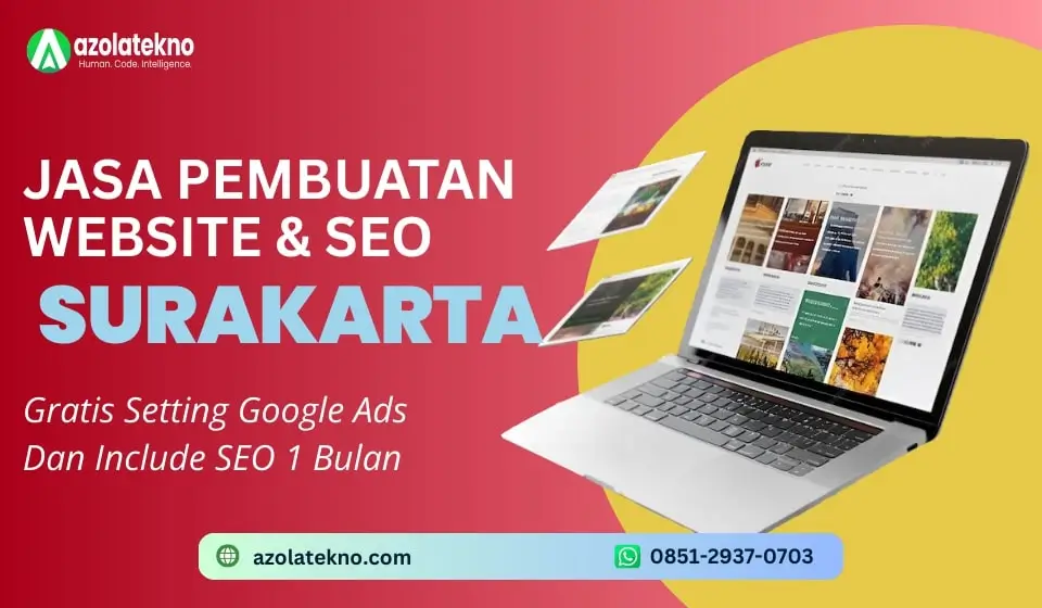Jasa Pembuatan Website Surakarta Profesional & SEO — Azolatekno