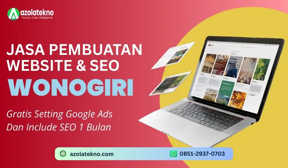 Jasa Pembuatan Website Wonogiri Profesional & SEO — Azolatekno